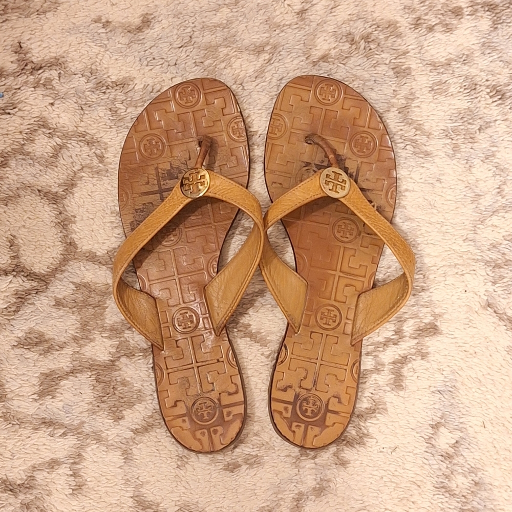 Tory Burch Brown Thora Sandals MB